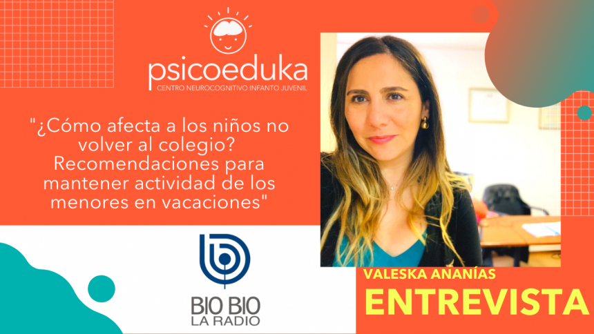 Miniatura Youtube Psicoeduka (1) Radio Bio Bío: ¿Cómo afecta a los niños no volver al colegio?